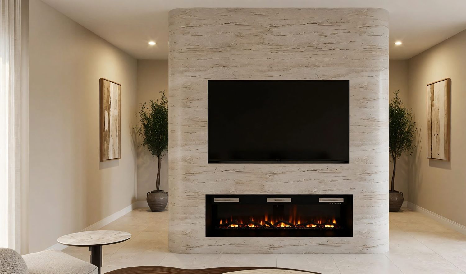 Truganina — feature wall, visualised